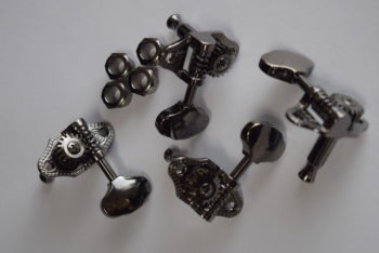 Mele Die-cast 18 to 1 geared tuning machines Black Nickle or Black Chrome - Image 3