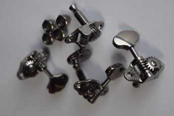 Mele Die-cast 18 to 1 geared tuning machines Black Nickle or Black Chrome