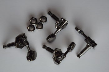 Mele Die-cast 18 to 1 geared tuning machines Black Nickle or Black Chrome - Image 2