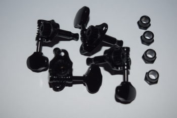 Mele Die-cast 18 to 1 geared tuning machines Black Nickle or Black Chrome - Image 7