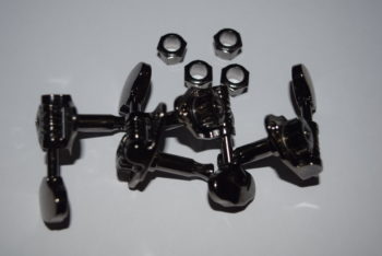 Mele Die-cast 18 to 1 geared tuning machines Black Nickle or Black Chrome - Image 5