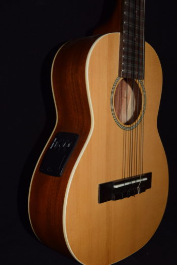 Hula Ukes Mahogany Acoustic/Electric (A/E) 6-string Tenor with Solid Spruce Top - Image 5