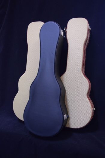 Wood/Leatherette fitted hard shell case