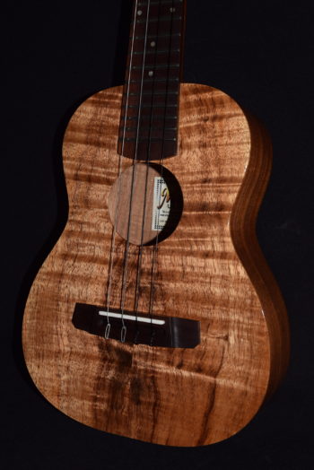 Mele All Koa Custom Tenor-4 String with FREE hard shell case#1B