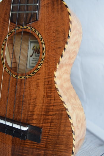 Mele Kauai Curly Koa Top Concert with Quilted Maple Back & Sides and Slotted Peghead (***Limited Stock Call to Inquire***) - Image 2