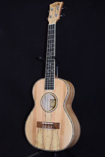 Maui Ukulele Co. Spalted Maple Tenor with shell inlay - Image 3