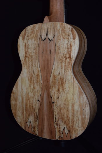 Maui Ukulele Co. Spalted Maple Tenor with shell inlay - Image 5