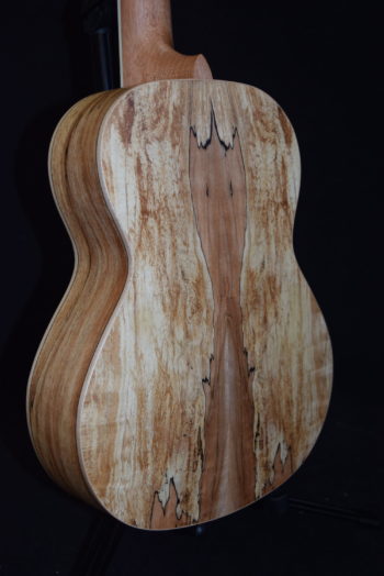 Maui Ukulele Co. Spalted Maple Tenor with shell inlay - Image 7