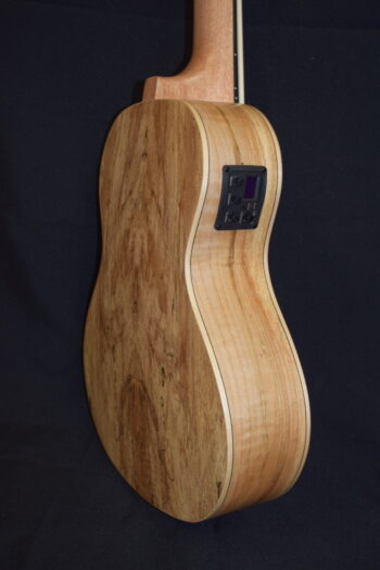 Maui Ukulele Co. Spruce Top and Spalted Maple back & sides "FRETLESS" UKE BASS - Image 6