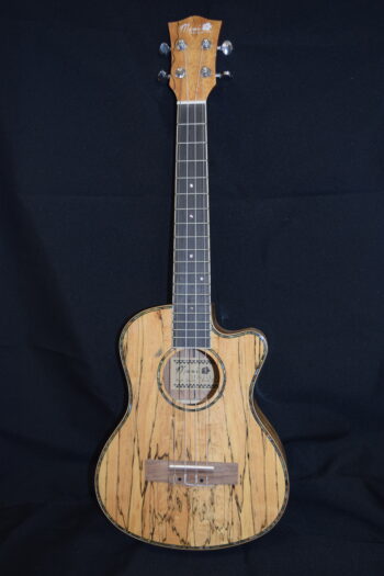 Maui Ukulele Co. Gloss Spalted Maple Cutaway Tenor - Image 3
