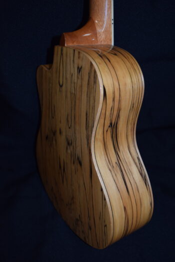 Maui Ukulele Co. Gloss Spalted Maple Cutaway Tenor - Image 8
