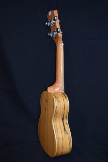 Maui Ukulele Co. Gloss Spalted Maple Soprano with Shell Inlay - Image 2