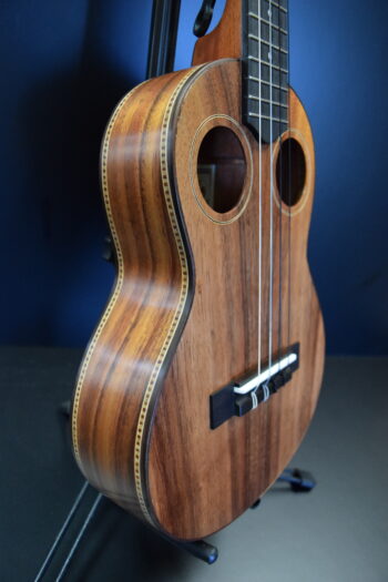 Mele Double-Hole Koa Tenor-4 String - Image 6
