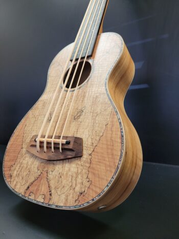 Maui Ukulele Company Spalted Maple U-Bass (Sold Out) - Image 4