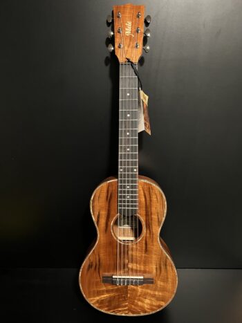 Mele Glossy Koa Guitarlele with Abalone Shell Inlay - Image 6