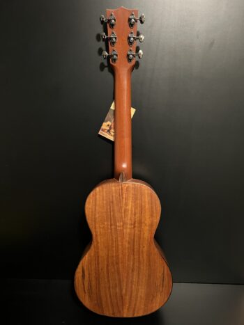 Mele Glossy Koa Guitarlele with Abalone Shell Inlay - Image 3