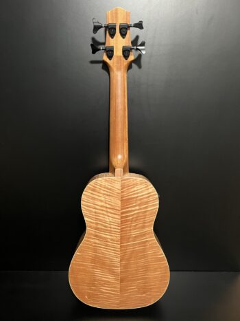 Maui Ukulele Co. Curly Mahogany U Bass with Islands Inlay - Image 4