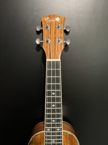 Maui Ukulele Co. Glossy Koa Soprano with Turtles Inlay - Image 7