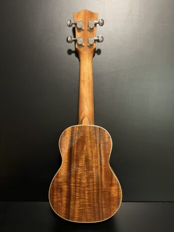 Maui Ukulele Co. Glossy Koa Soprano with Turtles Inlay - Image 8