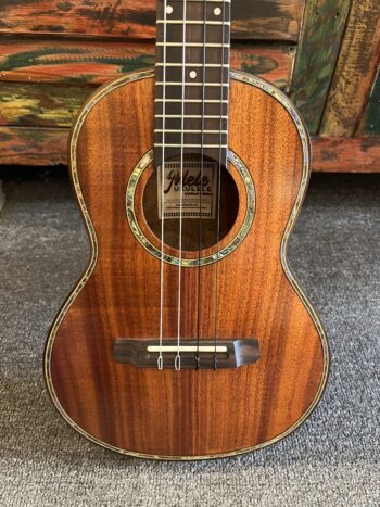 Mele Roundback Model Glossy Curly Koa Tenor with Abalone Shell Inlay  *Limited Stock*