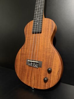 **NEW Model** MUC Koa Top Mahogany Back and Sides Solid Body Electric Tenor with Pick Up