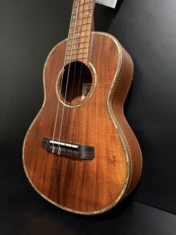 Mele Deluxe Koa Top Mahogany Back and Sides Tenor with Abalone Shell Inlay
